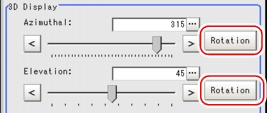 3D Result Display - 3D Display Area