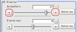 3D Result Display - 3D Display Area