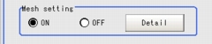3D Result Display - Mesh Setting Area