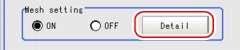 3D Result Display - Mesh Setting Area