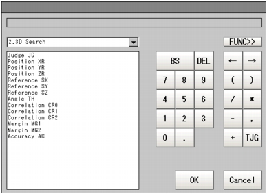 Setting Expression Window