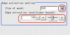 Edge Extraction - Edge Extraction Setting Area