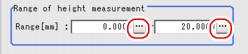 Region Setting - Range of height measurement Area
