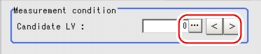 Measurement - Measurement Condition Area