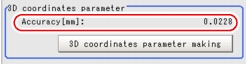 3D Setting (3D Coordinates) - 3D Coordinate Parameter Area