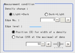 Measurement - Measurement Condition Area