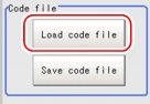 Code Parameter - Code file area