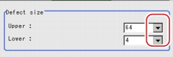 Measurement - Defect Size Area