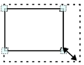 Figure of adjusting method for the entire size of a rectangle