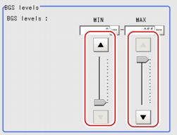 Filtering Parameter - BGS Levels Area