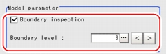 Model - Model Parameter Area