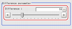 Diff. Image Disp. - Difference Parameter Area