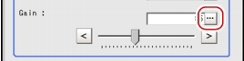 Camera Setting - Camera Condition Setting Area