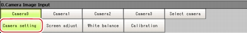 Camera setting