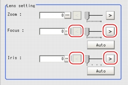 Screen Adjust - Lens Setting Area