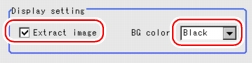 Measurement - Display Setting Area