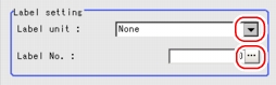 Setting - Label Setting Area