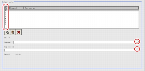 Setting - Output Data