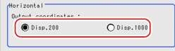 Display Range - Horizontal area