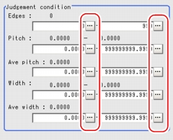 Measurement - Judgement Condition Area