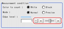 Measurement - Measurement Condition Area