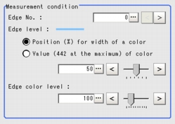 Measurement - Measurement Condition Area