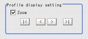 Measurement - Profile Display Setting Area