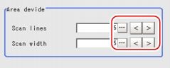 Region Setting - Area Divide area