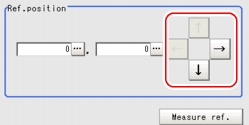 Reference Position - Ref. position area