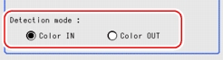 Edge Color - Color setting area