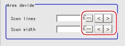 Region Setting - Area Divide Area