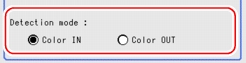 Edge Color - Color setting area