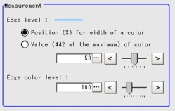 Measurement - Measurement area