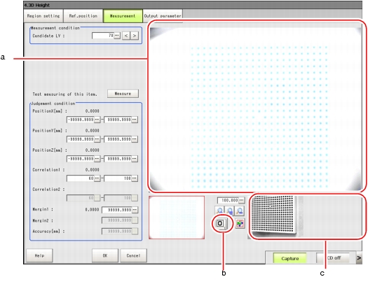 Figure of the ProcItem Setting Window for 3D Processing Items