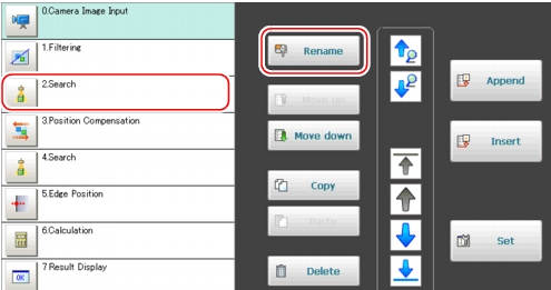 Edit Flow window