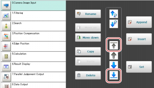 Edit Flow window