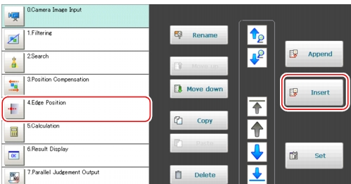 Edit Flow window