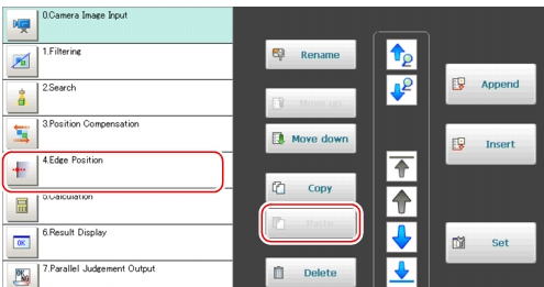 Edit Flow window