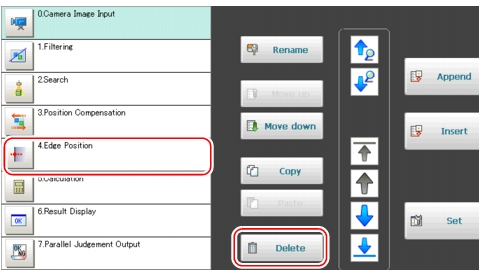 Edit Flow window