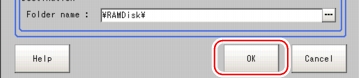 Logging setting window