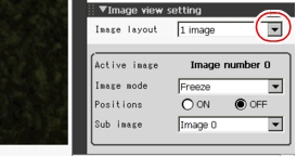 Main Screen - Image view setting